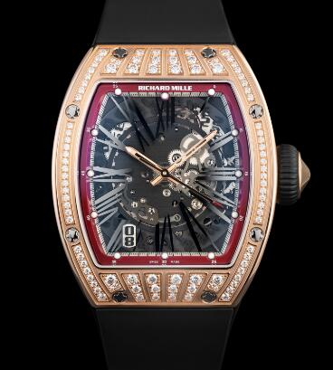 Replica Richard Mille RM 023 Red Gold Medium Set Watch